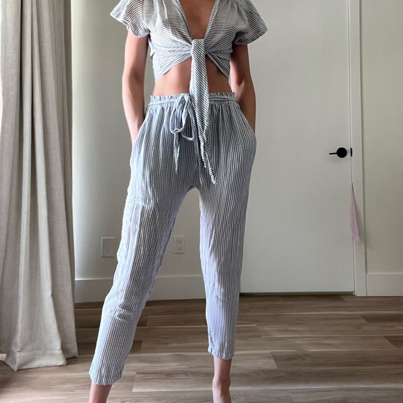 Eberjey skirt and wrap top set stripped - Picture 5 of 5